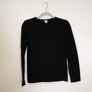 Black JCrew Factory “Teddie” Wool Sweater